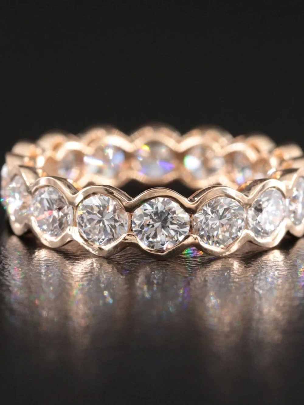 💎14kt 4.08 CTW Lab Grown Diamond Eternity Band💎